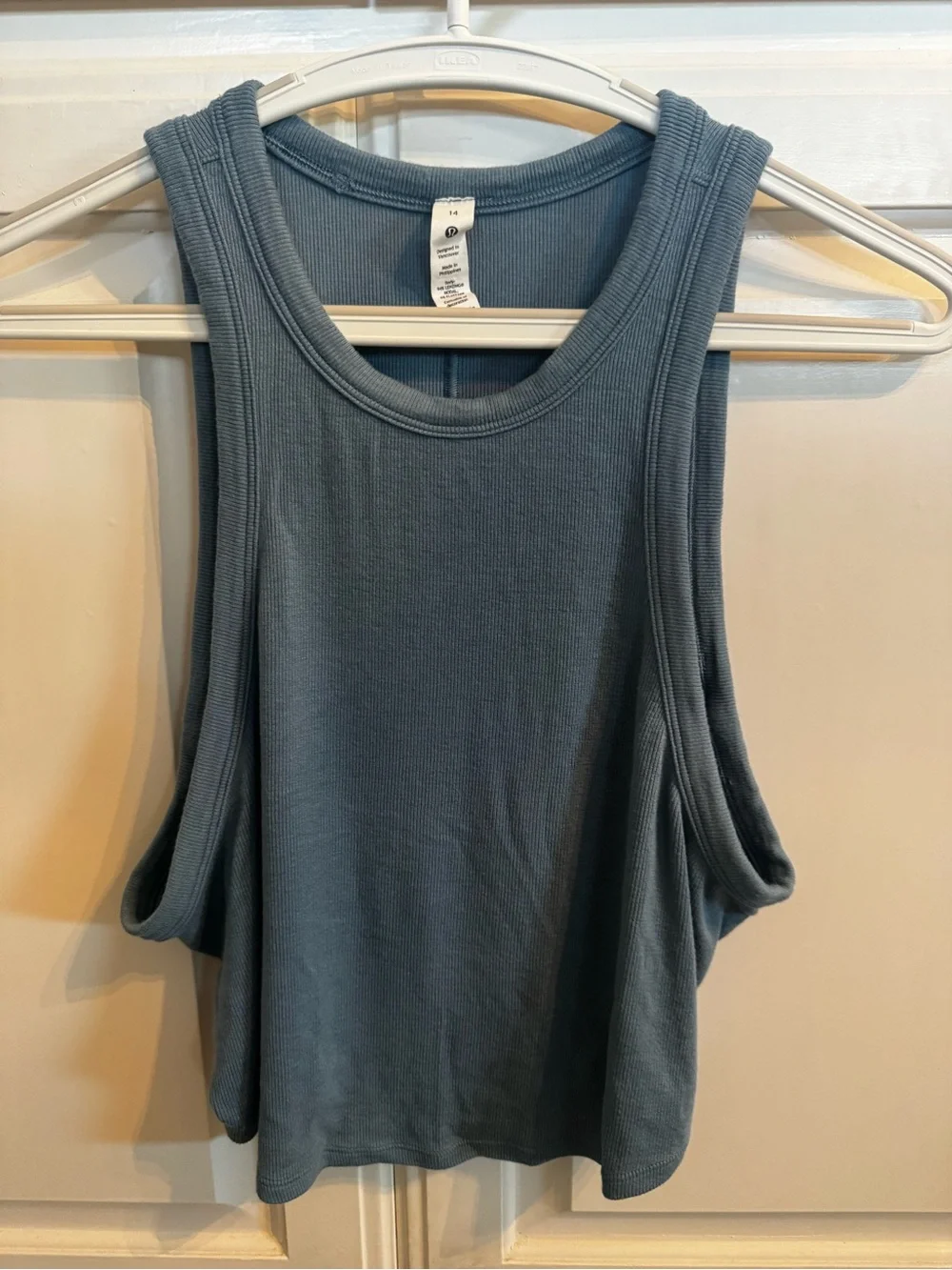 lululemon athletica Ribbed Racerback Tank - Slate Blue
